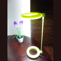 Double Ring flexible desk lamp